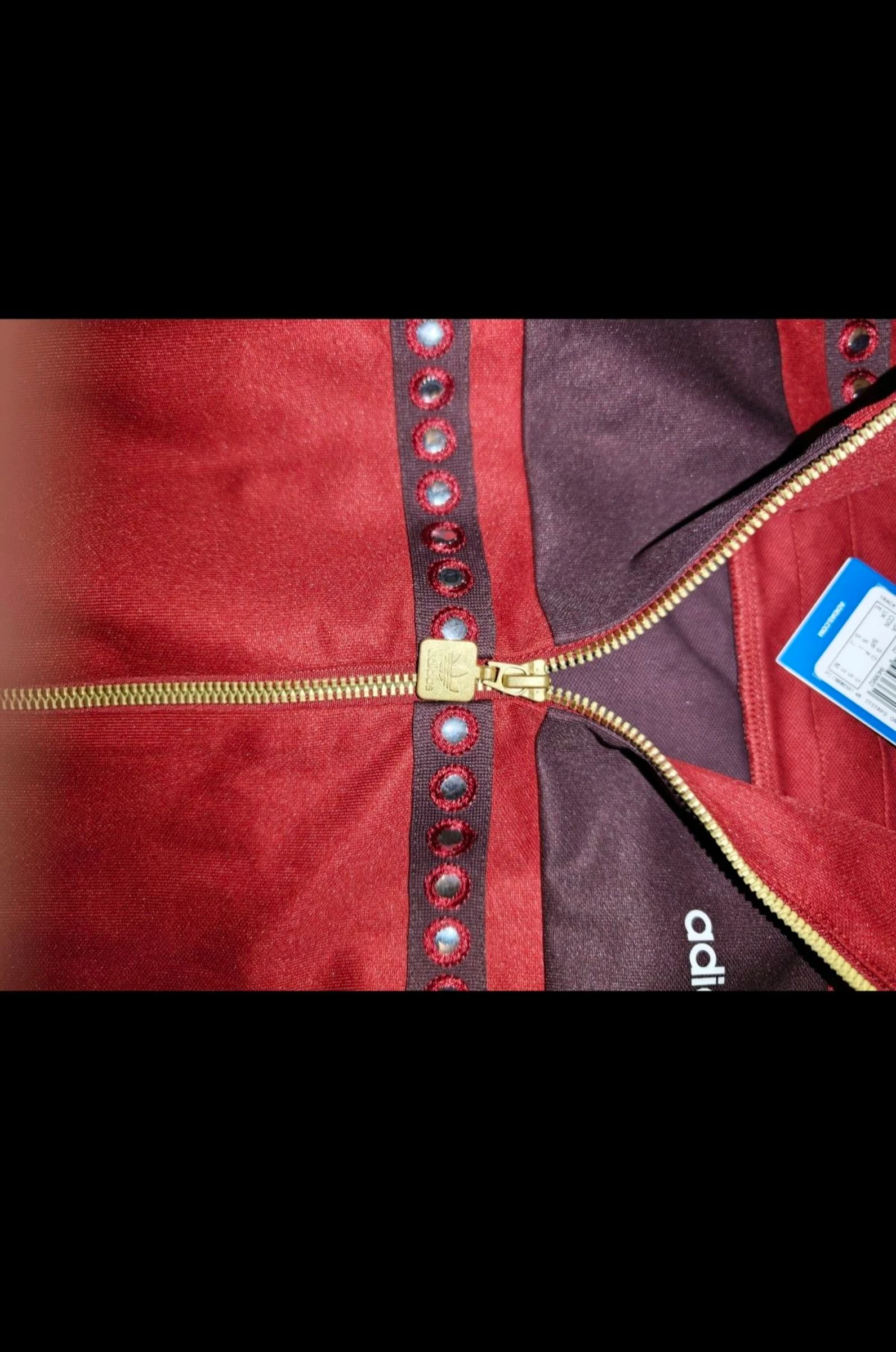 Chaqueta roja Adidas Track Top unisex talla S – photo 2